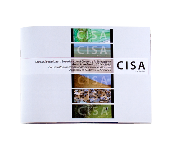 Copertina del opuscolo CISA Conservatorio Internazionale di Scienze Audiovisive