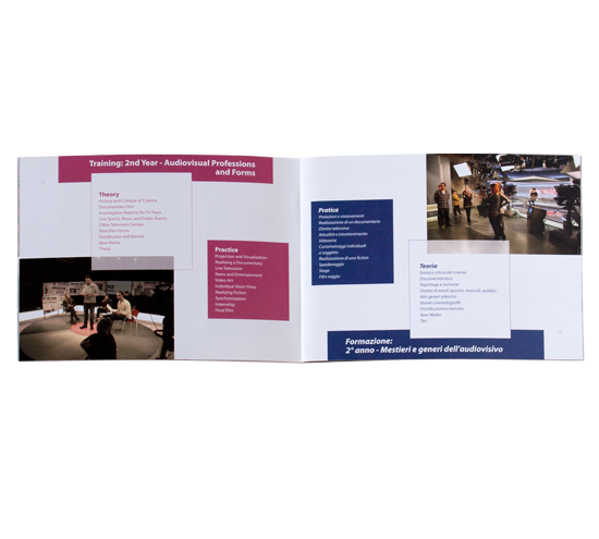 Doppia pagina, Trainig: 2nd Year Seiten, del opuscolo CISA